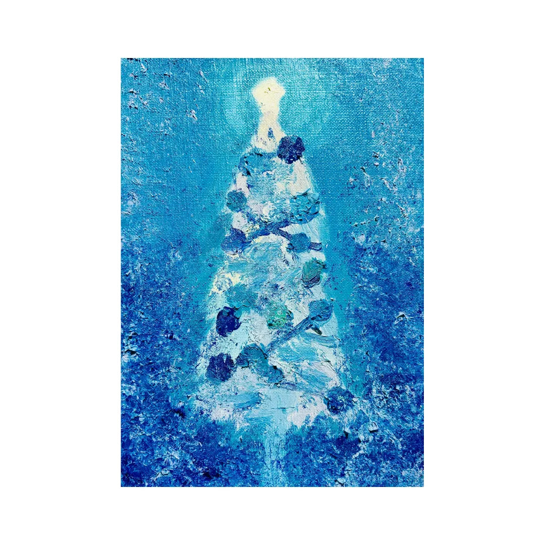 “星と青のクリスマスツリー”