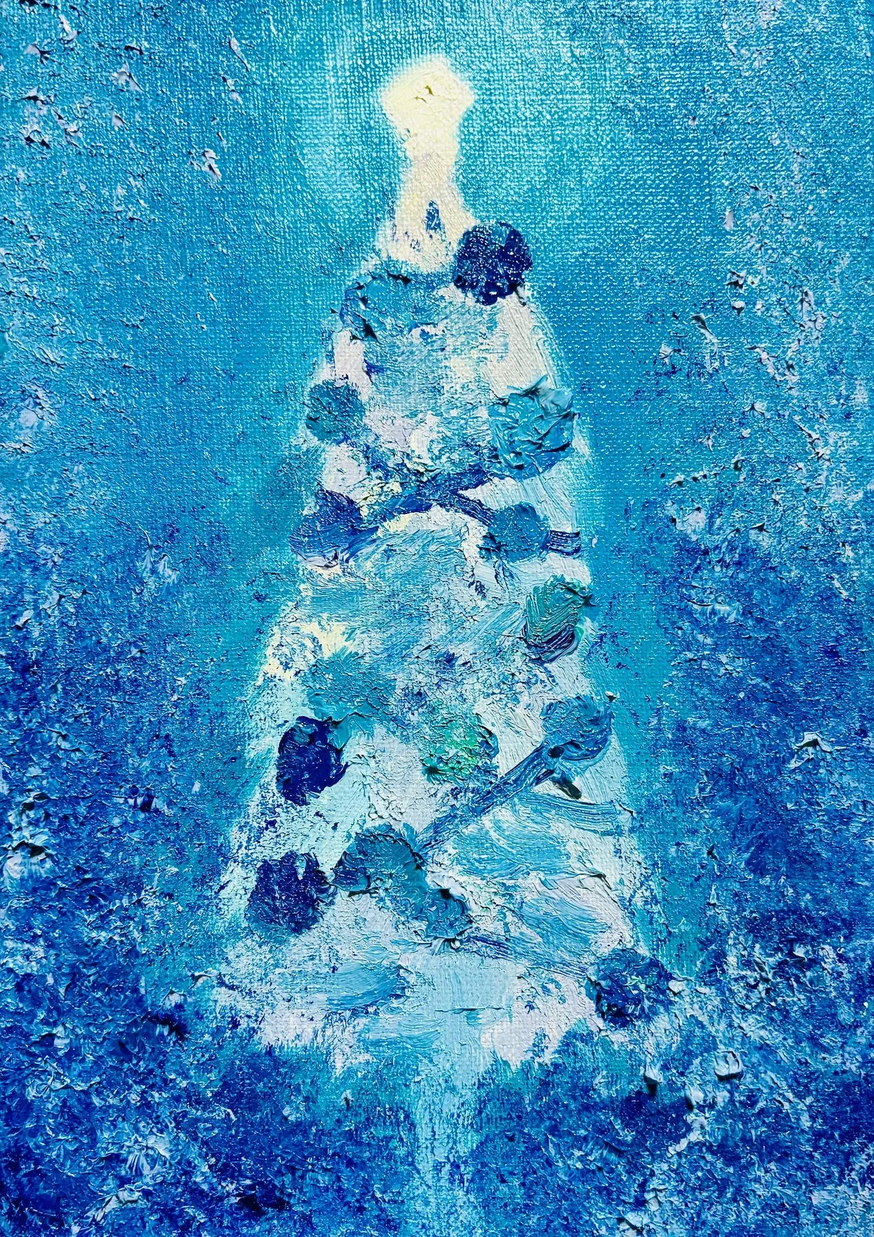 “星と青のクリスマスツリー”